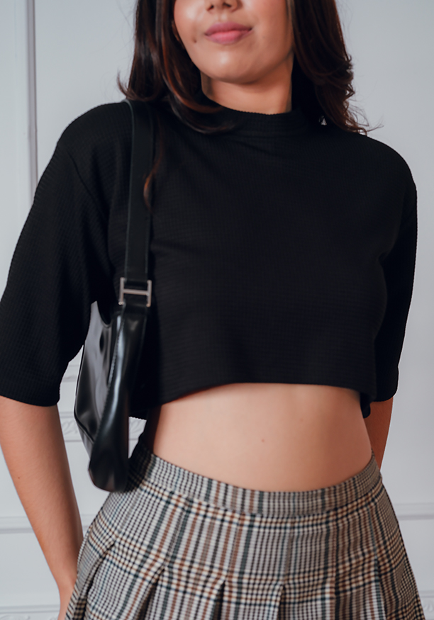WAFFLE BLACK TOP